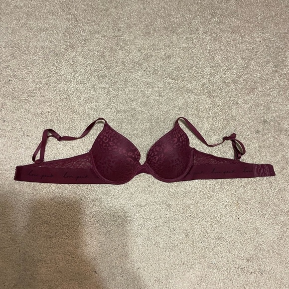Victoria’s Secret PINK Maroon bra size 32B - Picture 1 of 7